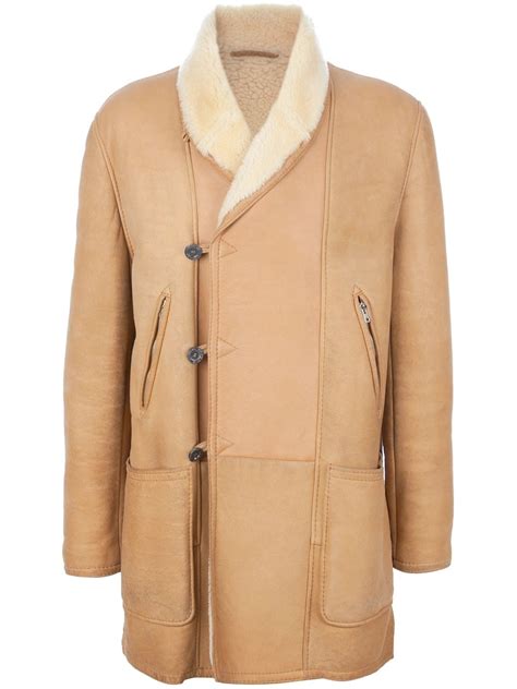 hermes shearling coat men|Hermes coats for men.